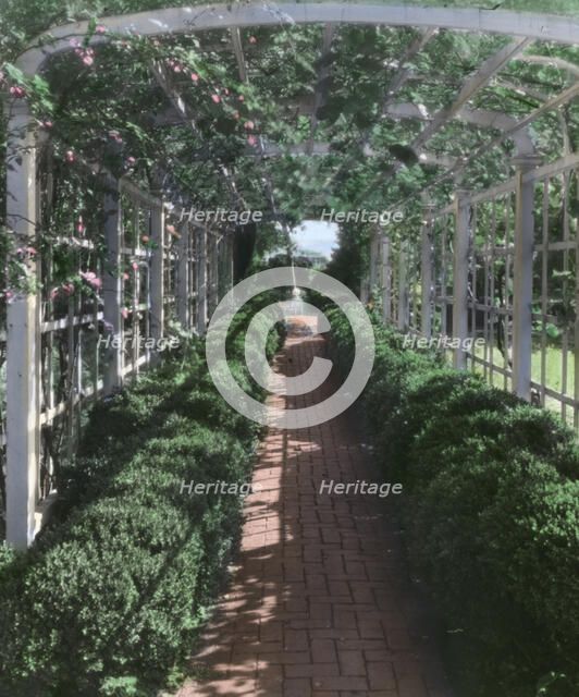 "Philipland," Philip Laird house, 42 The Strand, New Castle, Delaware, 1928. Creator: Frances Benjamin Johnston.