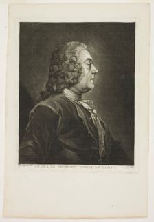 Philippe Claude Tubières, Comte de Caylus, 1770. Creator: Jean-Baptiste André Gautier d'Agoty