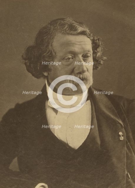Philippe-Auguste Jeanron, negative 1860-1861; print about 1890. Creators: Nadar, Paul Nadar.