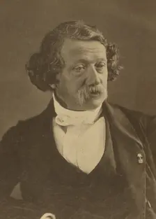 Philippe-Auguste Jeanron, negative 1860-1861; print about 1890. Creators: Nadar, Paul Nadar