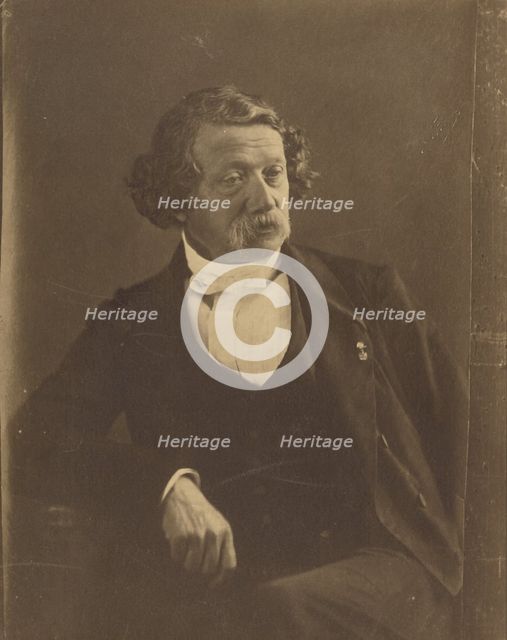 Philippe-Auguste Jeanron, negative 1861-1865; print about 1900. Creators: Nadar, Paul Nadar.