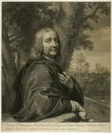 Philippe de Champaigne, 1676. Creator: Gerard Edelinck
