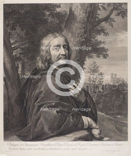 Philippe de Champaigne, 1676. Creator: Gerard Edelinck.