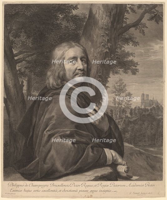 Philippe de Champaigne, 1676. Creator: Gerard Edelinck.