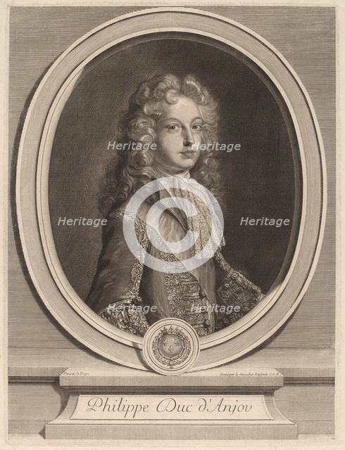 Philippe, Duke of Anjou. Creator: Gerard Edelinck.