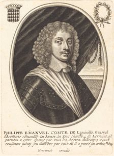Philippe Emmanuel, Count of Ligneville. Creator: Balthasar Moncornet