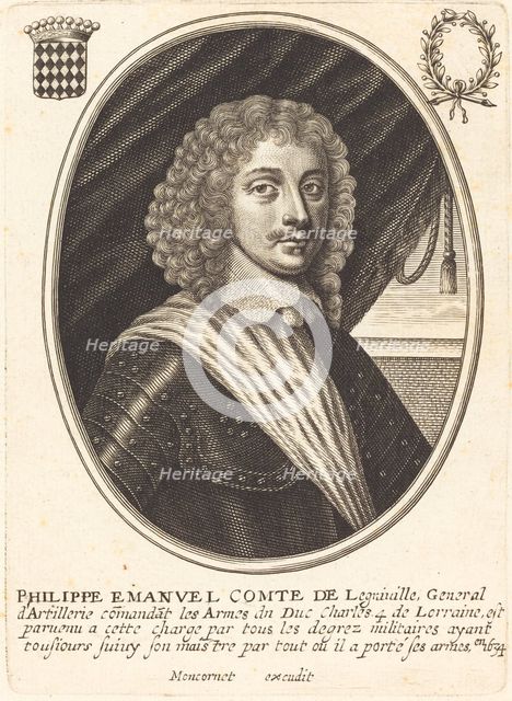 Philippe Emmanuel, Count of Ligneville. Creator: Balthasar Moncornet.