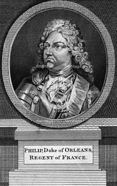Philippe II, Duke of Orleans and Regent of France. Artist: Unknown