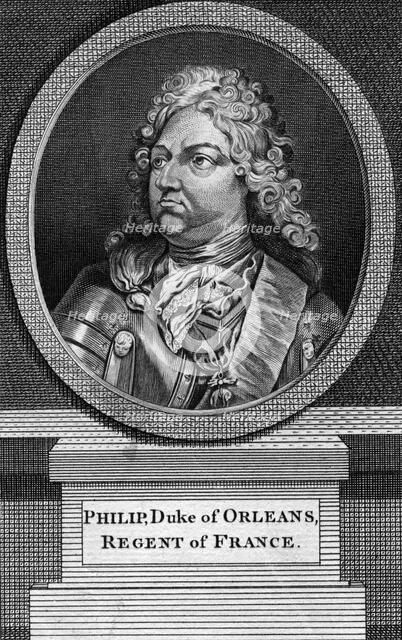 Philippe II, Duke of Orleans and Regent of France. Artist: Unknown