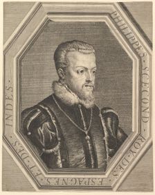 Philippe II, roi d'Espagne. Creator: Jean Morin