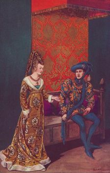 Philippe Le Bon, Duke of Burgundy and Isabelle of Portugal, 1440-1445 1926. Artist: Herbert Norris