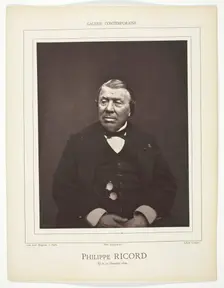 Philippe Ricord, c. 1876. Creator: Etienne Carjat