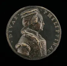 Philippina Welser, 1527-1580, Wife of Archduke Ferdinand of Austria 1557. Creator: Leone Leoni