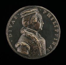 Philippina Welser, 1527-1580, Wife of Archduke Ferdinand of Austria 1557. Creator: Leone Leoni