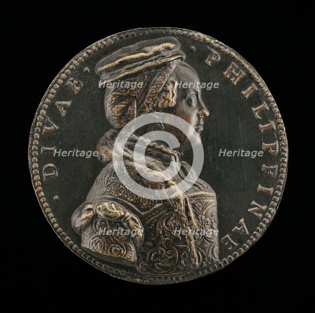 Philippina Welser, 1527-1580, Wife of Archduke Ferdinand of Austria 1557. Creator: Leone Leoni.