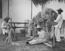 Philippine village, Pan-American Exposition, Buffalo, New York, 1901. Creator: Frances Benjamin Johnston