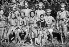 Philippine islanders in fete-day costume, 1926