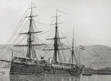 Philippine Revolution (1896-1898): the "Reina Cristina", 1898. Creator: Unknown