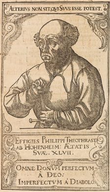 Philippus Theophrastus Aureolus Bombastus von Hohenheim (Paracelsus), 1589. Creator: Anonymous