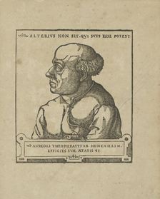 Philippus Theophrastus Aureolus Bombastus von Hohenheim (Paracelsus), ca 1538. Creator: Anonymous