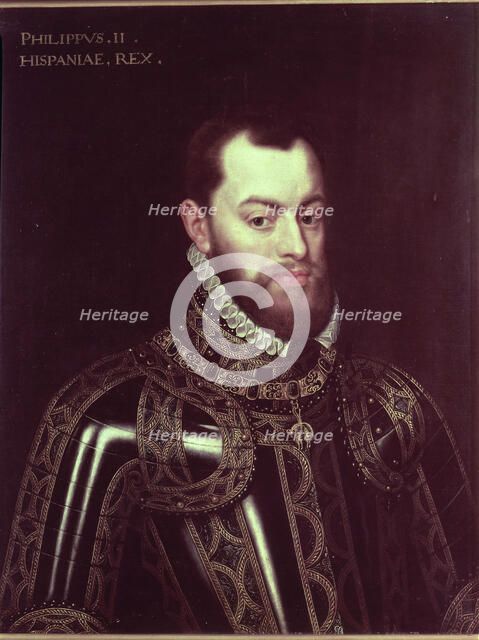 Phillip III (1578-1621), king of Spain, oil by Pantoja de la Cruz.