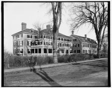 Phillip's Inn and old Harriet Beecher Stowe house, Andover, Mass., c1904. Creator: Unknown