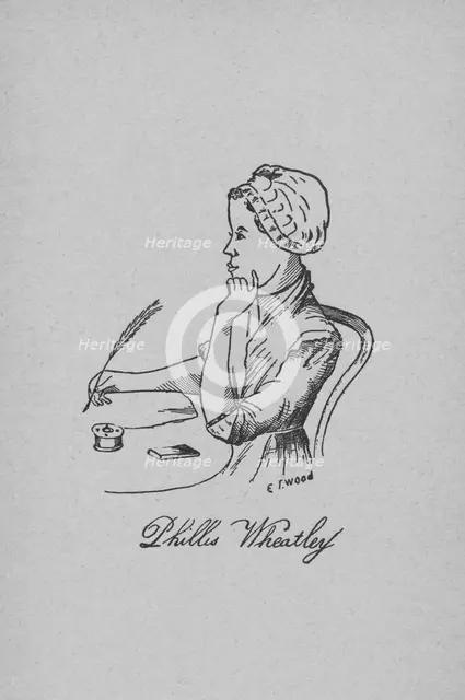 Phillis Wheatley, 1897. Creator: E. T. Wood.
