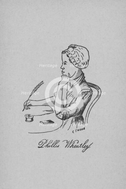 Phillis Wheatley, 1897. Creator: E. T. Wood.