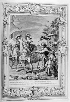 Phineus is Delivered from the Harpies by Calais and Zethes 1733. Artist: Bernard Picart