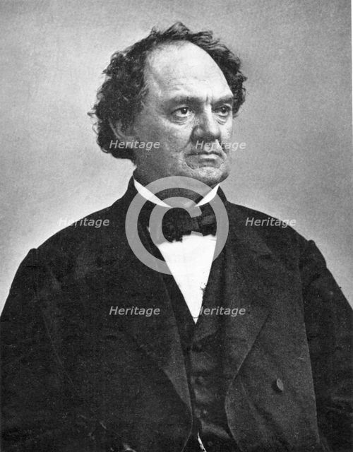 Phineas Taylor Barnum (1810-1891), American showman, 1864. Artist: Unknown