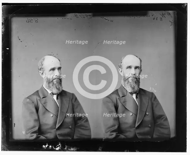 Phineas Warren Hitchcock of Nebraska, 1865-1880. Creator: Unknown.