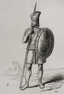 Phoenician warrior, 1852. Creator: Unknown