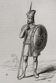 Phoenician warrior, 1852. Creator: Unknown