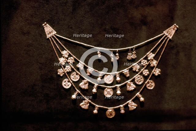 Phoenician gold jewellery, 5th century BC. Artist: Unknown