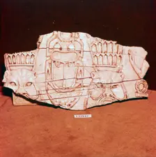 Phoenician Ivory, from a piece of furniture, probably made for export to Egypt, c8th century BC Creator: Unknown