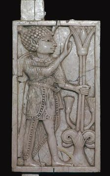 Phoenician ivory panel from a piece of furniture, 8th century BC