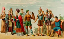 Phoenicians and Celtiberians, Iberian Peninsula, Ancient History, (1877). Creator: Unknown