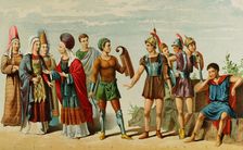 Phoenicians and Celtiberians, Iberian Peninsula, Ancient History, (1877). Creator: Unknown