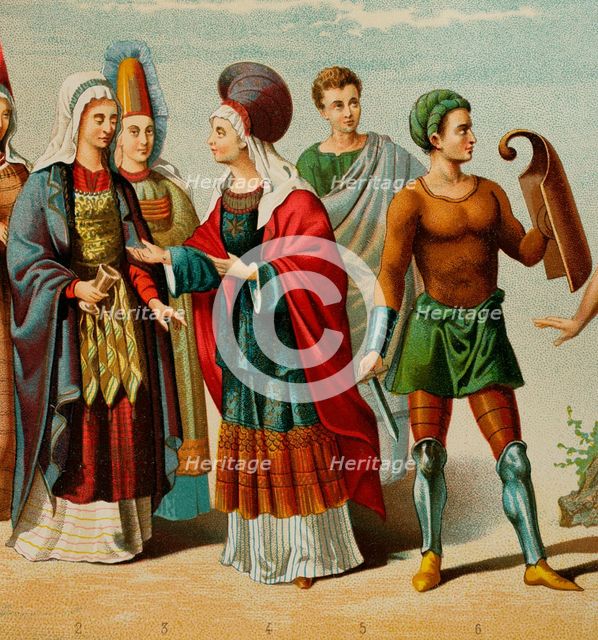 Phoenicians, Iberian Peninsula, Ancient History, (1877).  Creator: Unknown.