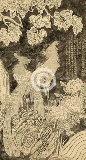 Phoenix couple, End of 19th century. Creator: Chinese Master.