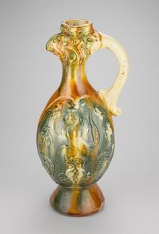Phoenix-Headed Ewer, Tang dynasty (618-907 A.D.), first half of 8th century. Creator: Unknown
