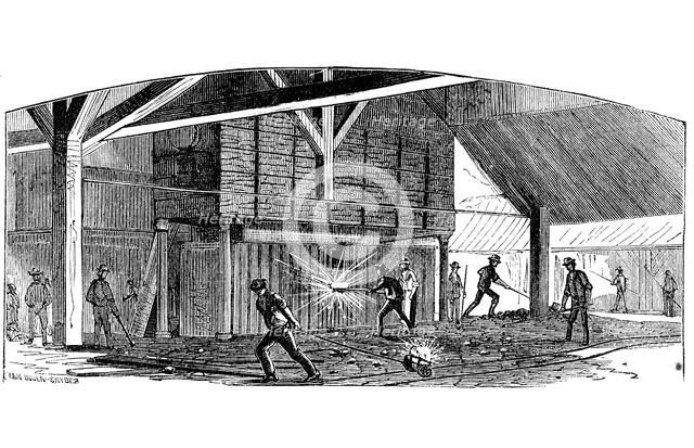 Phoenix Iron and Bridge Works, Phoenixville, Pennsylvania, 1873. Artist: Unknown