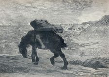 Phoebus et Boree 19th century. Artist: Jean Francois Millet