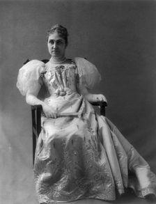 Phoebe (Apperson) Hearst, 1842-1919, c1895. Creator: Frances Benjamin Johnston