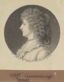 Phoebe Harisson Cuming, 1797. Creator: Charles Balthazar Julien Févret de Saint-Mémin
