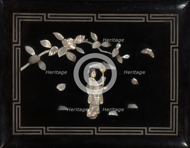 Photo album (empty), 1860-1900. Creator: Anon.