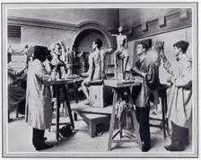 Photo from The Sphere of the clay-modelling class at the L.C.C. Central School, c1925. Creator: Unknown