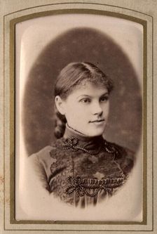 Photo of a girl, late 19th cent - early 20th cent. Creator: PA Milevskii
