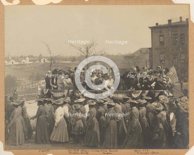 Photograph of the 25th anniversary of the founding of Tuskegee Institute, 1906. Creator: Frances Benjamin Johnston.