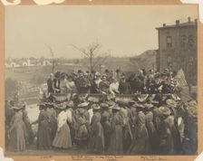 Photograph of the 25th anniversary of the founding of Tuskegee Institute, 1906. Creator: Frances Benjamin Johnston